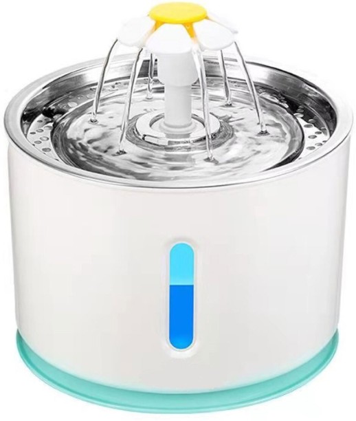 Amigo Pet Auto Water Fountain Stainless Steel 2.4L Pet Toothbrush