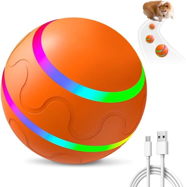 Spark Interactive Dog Toys, 2025 Upgraded Large Pet Bounce Ball, Silicone Training Aid, Ball For Dog & Cat
