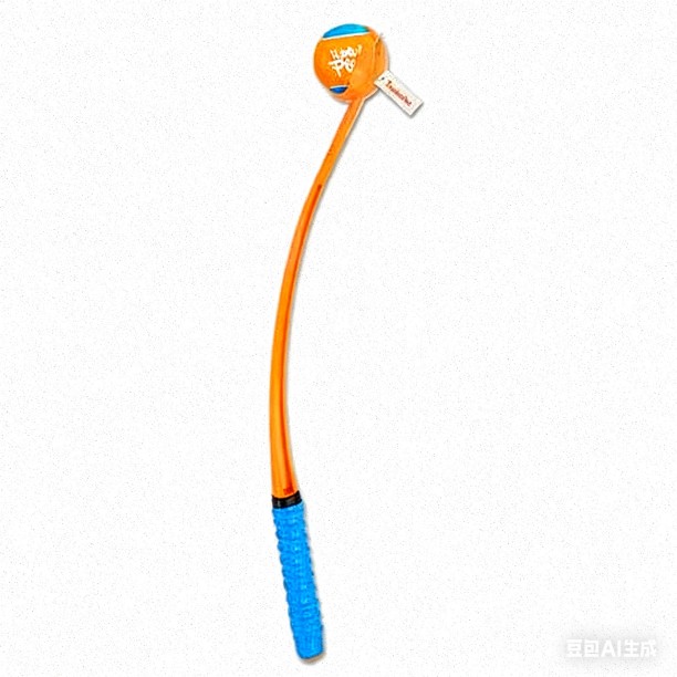 Topika Dog Tennis Ball Launcher with Ergonomic Handle, with 2.5" Ball Rubber Fetch Toy For Dog