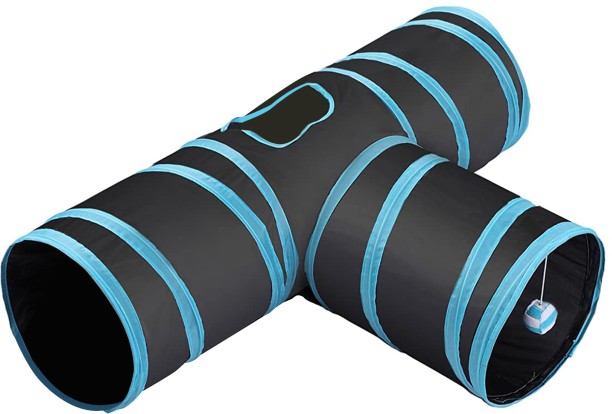 Mix Box Foldable Cat Tunnel Toy Polyester Soft Toy For Cat