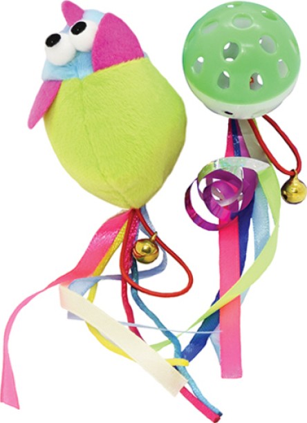 GRANTS CAT TOY Polyester, Plastic Ball, Fetch Toy For Cat