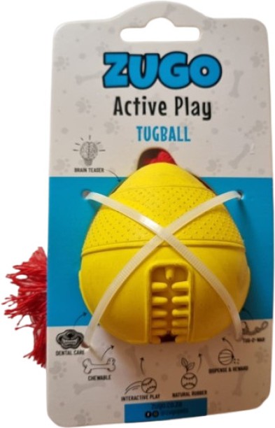 ZUGO ZUGOBALL Rubber Treat Dispensing Toy For Dog
