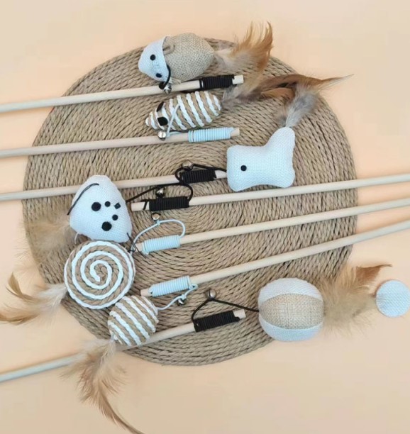 No brand 20250909103 Wooden Training Aid For Cat