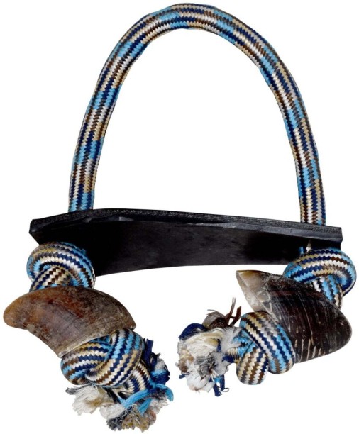 Grants Rubber & Rope Polyester Tug Toy For Dog & Cat