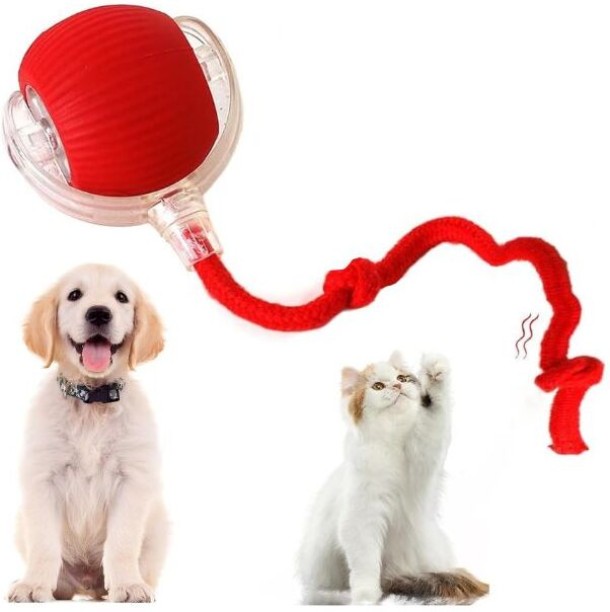 HabiTech Interactive Cat Toy Silicone Ball For Dog & Cat