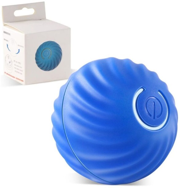 HabiTech Smart Interactive Dog Toy Ball - Roll, Vibrate, Bounce Silicone Ball For Dog