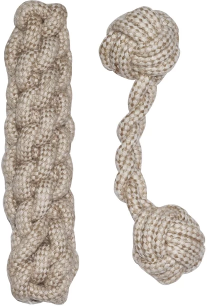 Grants 2 Knot Ball & Koeksister Cotton Training Aid For Dog