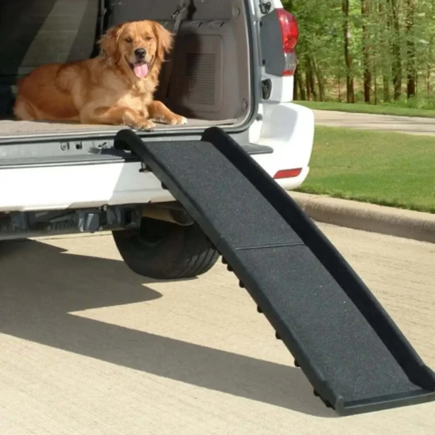 Fine Living Foldable Plastic Dog Ramp - Rex Plastic Training Aid For Dog