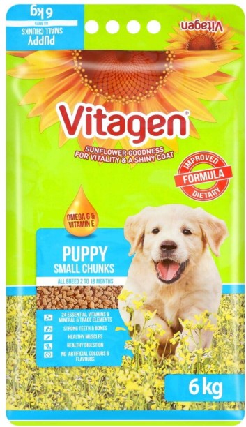 Vitagen Puppy Small Chunks Lamb 6 kg Dry Adult, New Born, Senior, Young Dog Food