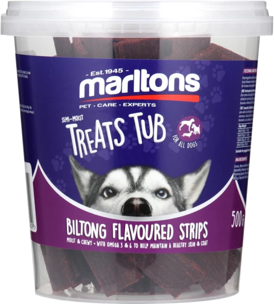 Marltons Semi-Moist Biltong Flavoured Strips Biltong NA Treat