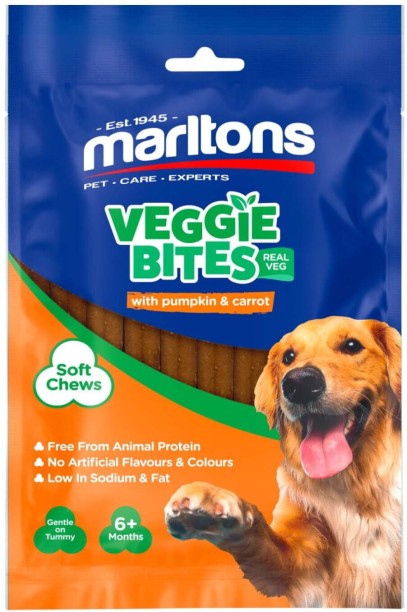 Marltons Veggie Bites Pumbkin, Carrot NA Treat