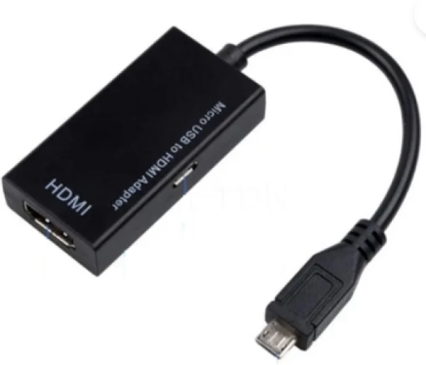 Cape Tech Black MICRO USB-HDMI Headphone Adapter