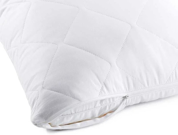 WOODLY Quilted Cotton Filled Zipper Standard Size Pillow Protector