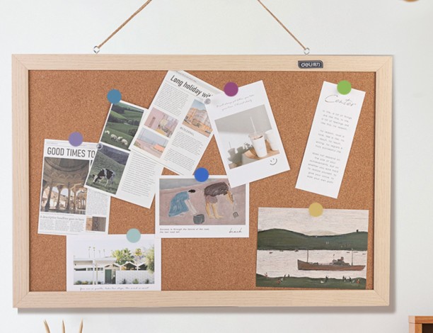 Deli Stationery Cork Board 400*600mm Cork Board