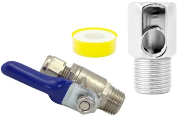 SUPERPURE EZFEEDKIT1/2C1/4V EEZI-FEED Connection Kit - Fits 1/2" To 1/4" Pipes 1-way Pipe Joint