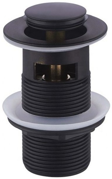 Kessler Basin Pop Up Waste 32mm Slotted Matt Black 1-way Pipe Joint