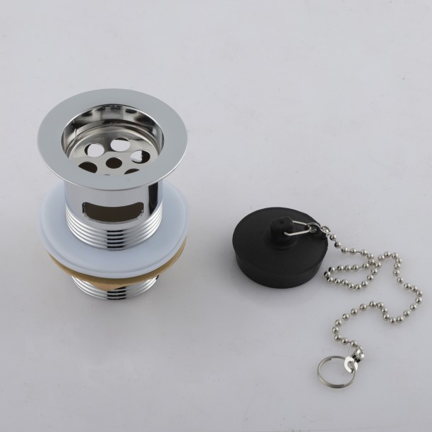 AIYI 32mm Basin Waste with Overflow Hole AY200-001 1-way Pipe Joint