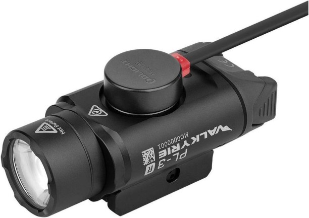 Olight PL-3R 1500 Lumen Rechargeable Tactical Light 205m Black Pistol Flashlight