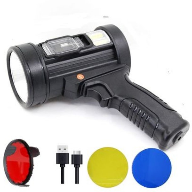 SA TRADE Flashlight Spotlight rechargable Pistol Flashlight