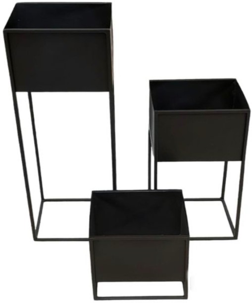 Lugee Pot, Stand Indoor Plant Container Set