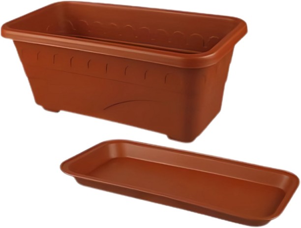 AZ Décor Self Watering Outdoor Plant Container Set