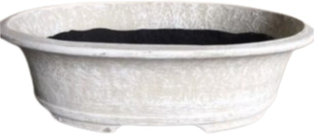 Bonsai Cement Planter Pot Outdoor Plant Container Set