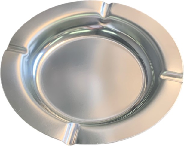 Crockery Centre SS367 Silver Stainless Steel Ashtray