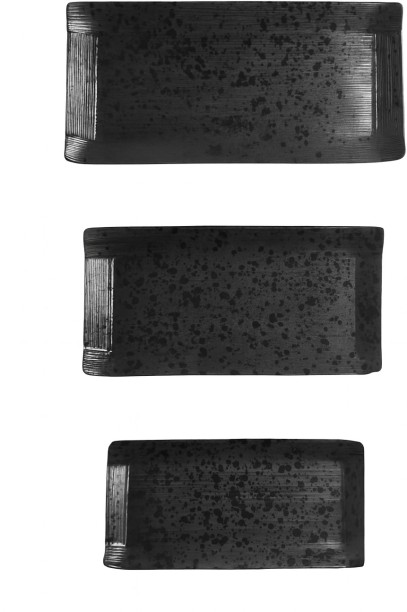 Cassie Dee Speckled Ripple Design Serving Dish