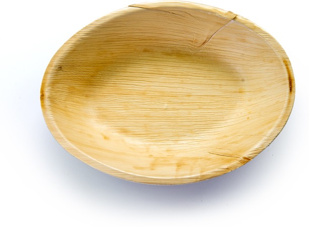 Earthware Eco Friendly Oval Palm Leaf Salad Bowl 30cm Tray