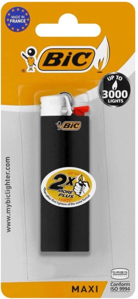 Bic Maxi Lighters Blister Pocket Lighter