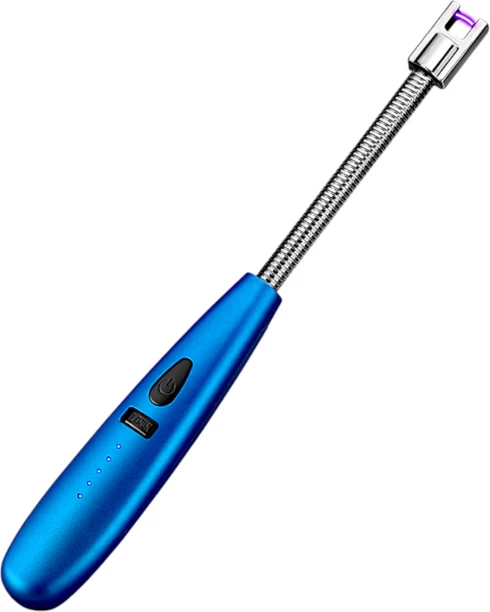 Flame Club Arc Plasma Device - Flexible Windproof Electric USB - Blue Pocket Lighter