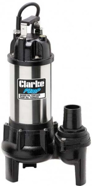 Clarke CSP1530 2" 1530W 500Lpm 10m Head Sewage Pump (230V) Cartridge Filter Pump
