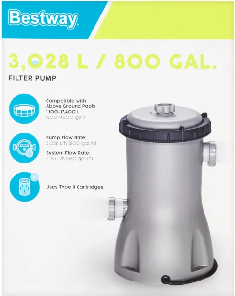Bestway Flowclear Filter Pump Cartridge Filter Pump