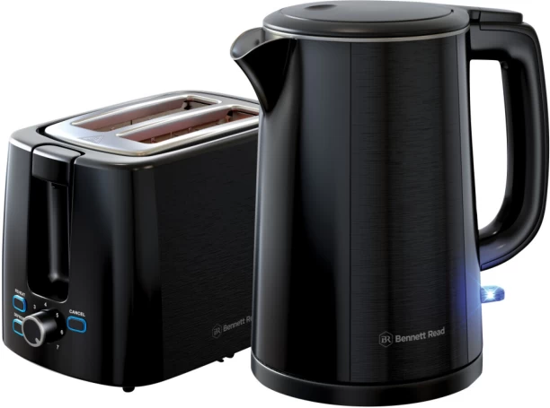 Bennett Read Nightfall Kettle and Set 930 W Electric Pop Up Toaster