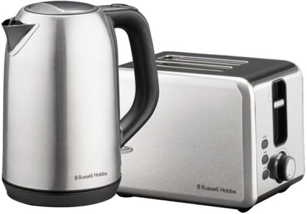 Russell Hobbs Toaster & Kettle Combo 1000 W Manual Pop Up Toaster