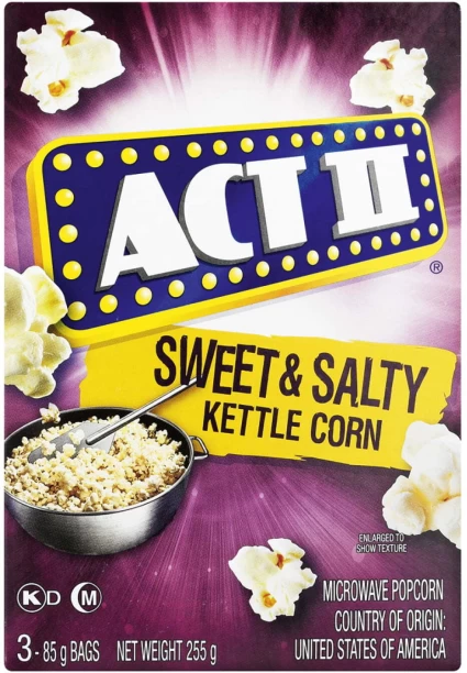 Act II Kettle Sweet and Salty Popcorn