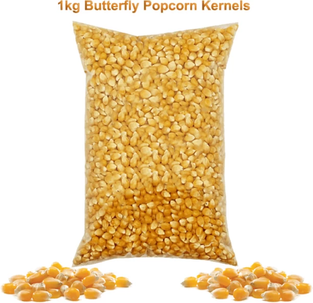 Popcorn Kernels: 1kg (Butterfly) Popcorn Kernels 1kg (Butterfly) Popcorn