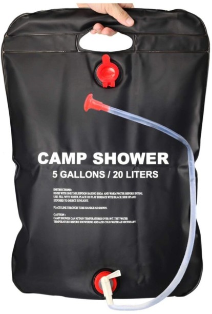 ELCTRO WORLD Solar Shower Camp - 20 Litre Bag Solar Powered Portable Shower