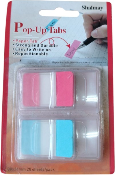 Shalmay 20 Sheets Page Markers, 2 Colours