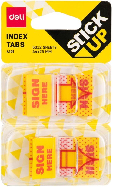 Deli 50 Sheets Full Adhesive Pads, 1 Colours