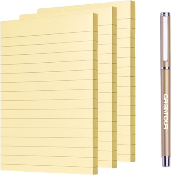 GREATOUR 100 Sheets Sticky Notes, 1 Colours