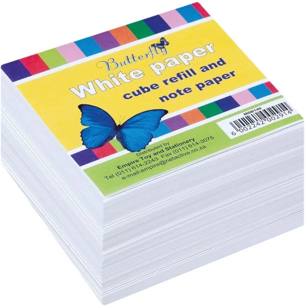 BUTTERFLY 500 Sheets Page Markers, 1 Colours