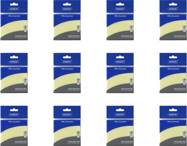 Marlin 100 Sheets Sticky Notes, 1 Colours