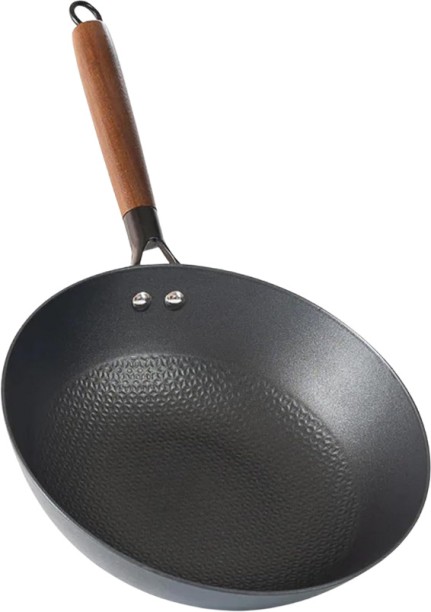 Royal Diamond Cast Iron Wok 28cm Wok 4 L capacity