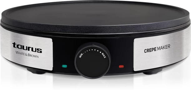 Taurus Crepe Maker Variable Temperature Control Black 30cm 1200W Pan 0.3 L capacity