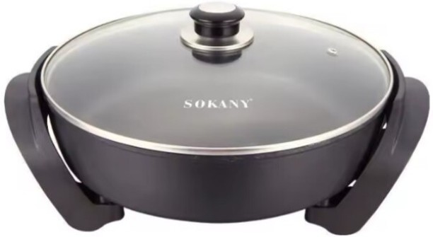 Sokany Electric Fry Pan SK-2004 Pan with Lid 2 L capacity
