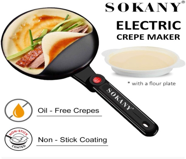 SOKANY Electric Crepe Maker Pan 0 L capacity