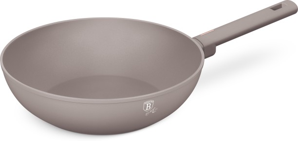 Berlinger Haus Titan Pro Coating - Taupe Wok 2.3 L capacity 28 cm diameter