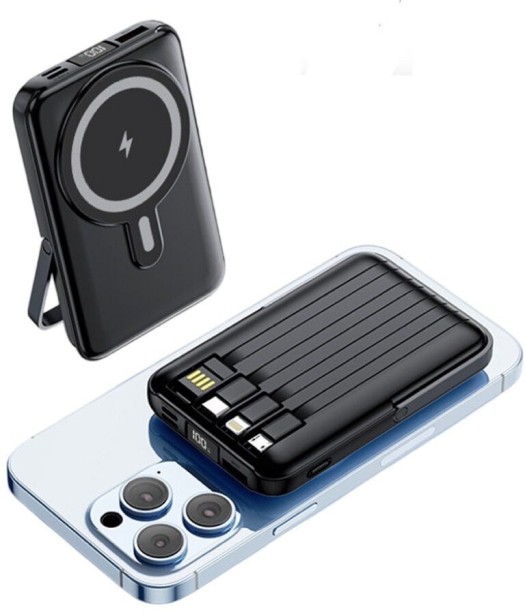 none branded 10000 mAh Wired & Wireless Power Bank