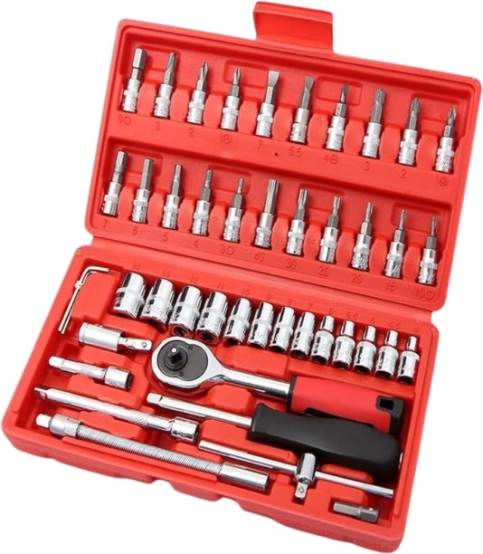 Generic Car Repair 46-Piece Tool Set Screwdriver, Wrench